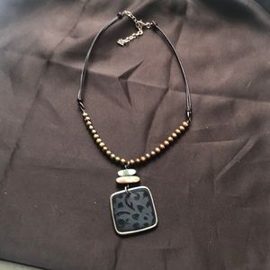 Silpada Jewelry - Silpada bronze pearl etched necklace Silpada Jewelry - Silpada bronze pearl etched necklace